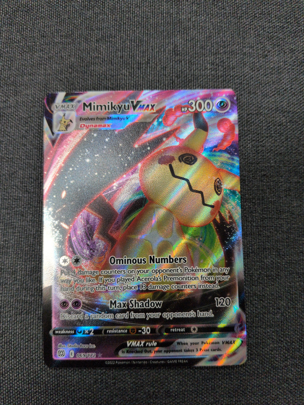 (SWSH09) Mimikyu VMAX #069 NM