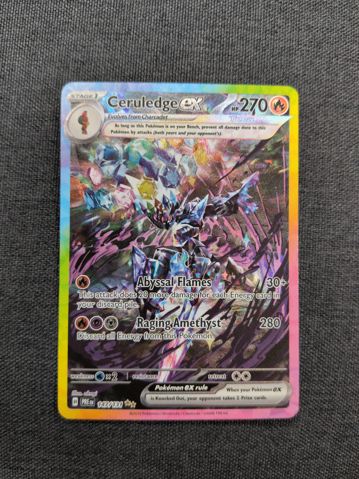 (PRE) Ceruledge EX #147 NM