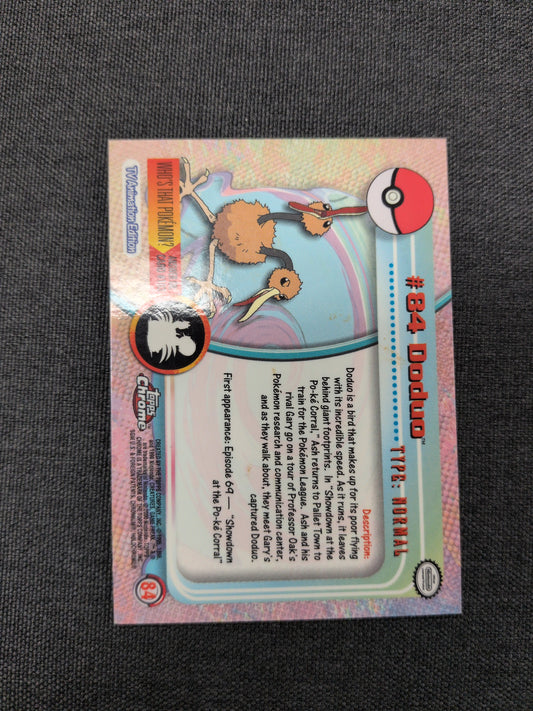 Topps Chrome Pokemon 2000 Doduo #84 HP