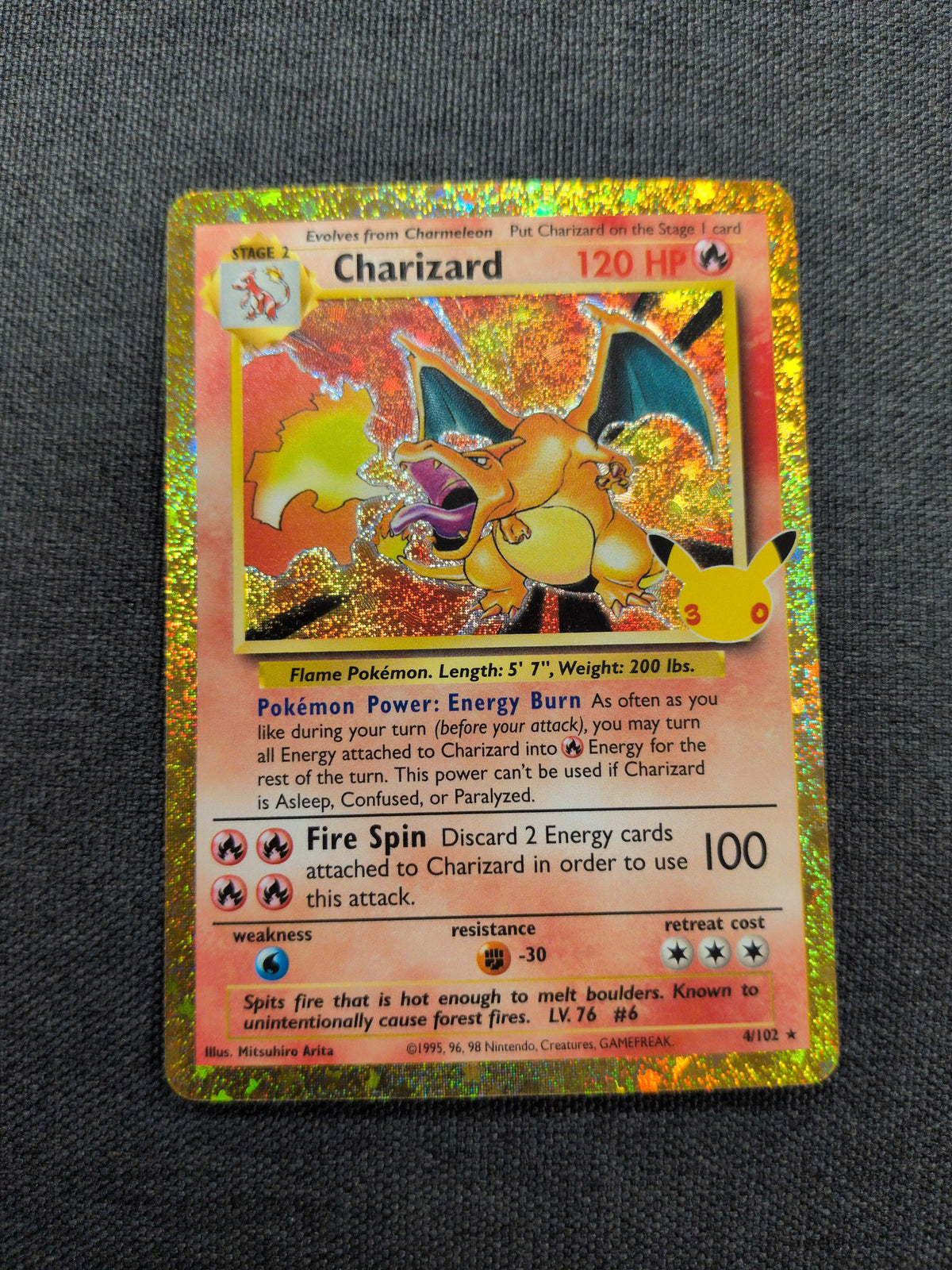 (30C) Charizard Classic Collection #4 NM