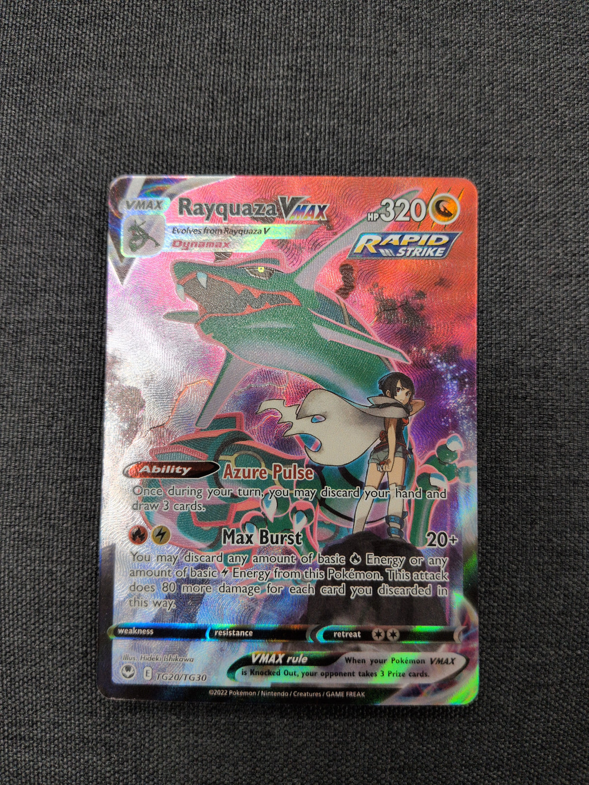 (SWSH12) Rayquaza VMAX #TG20 NM