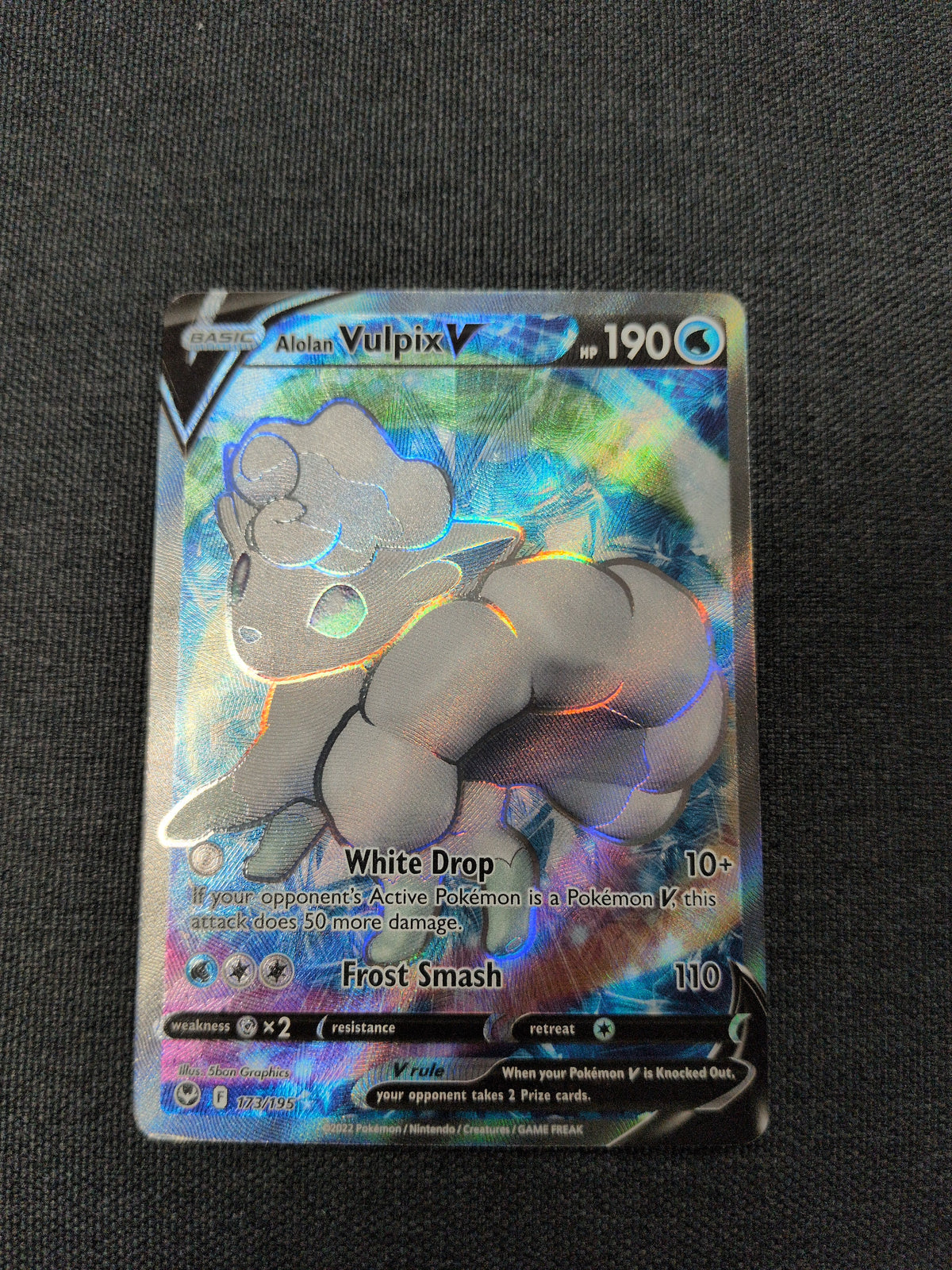 (SWSH12) Alolan Vulpix V #173 NM