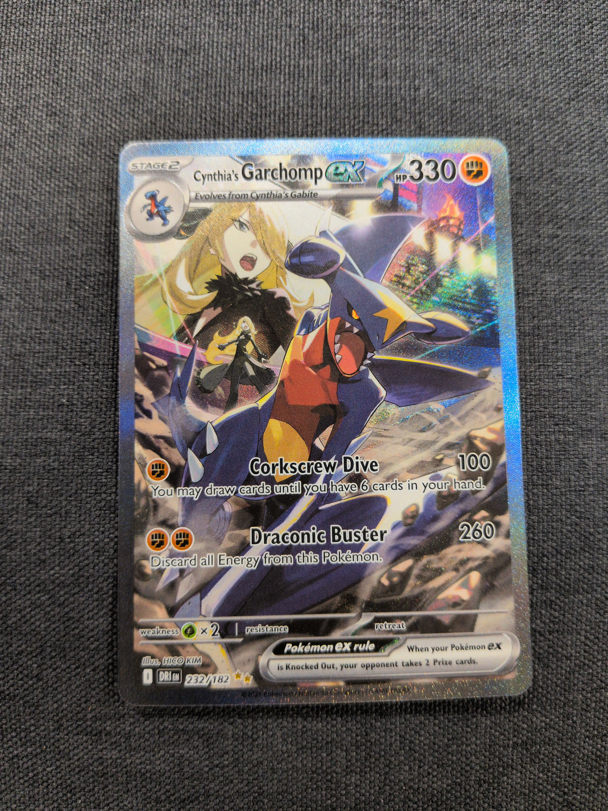 (DRI) Cynthia's Garchomp EX #232 NM