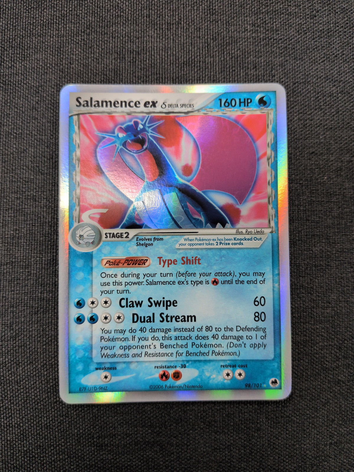 (DF) Salamence EX Delta Species #98 NM