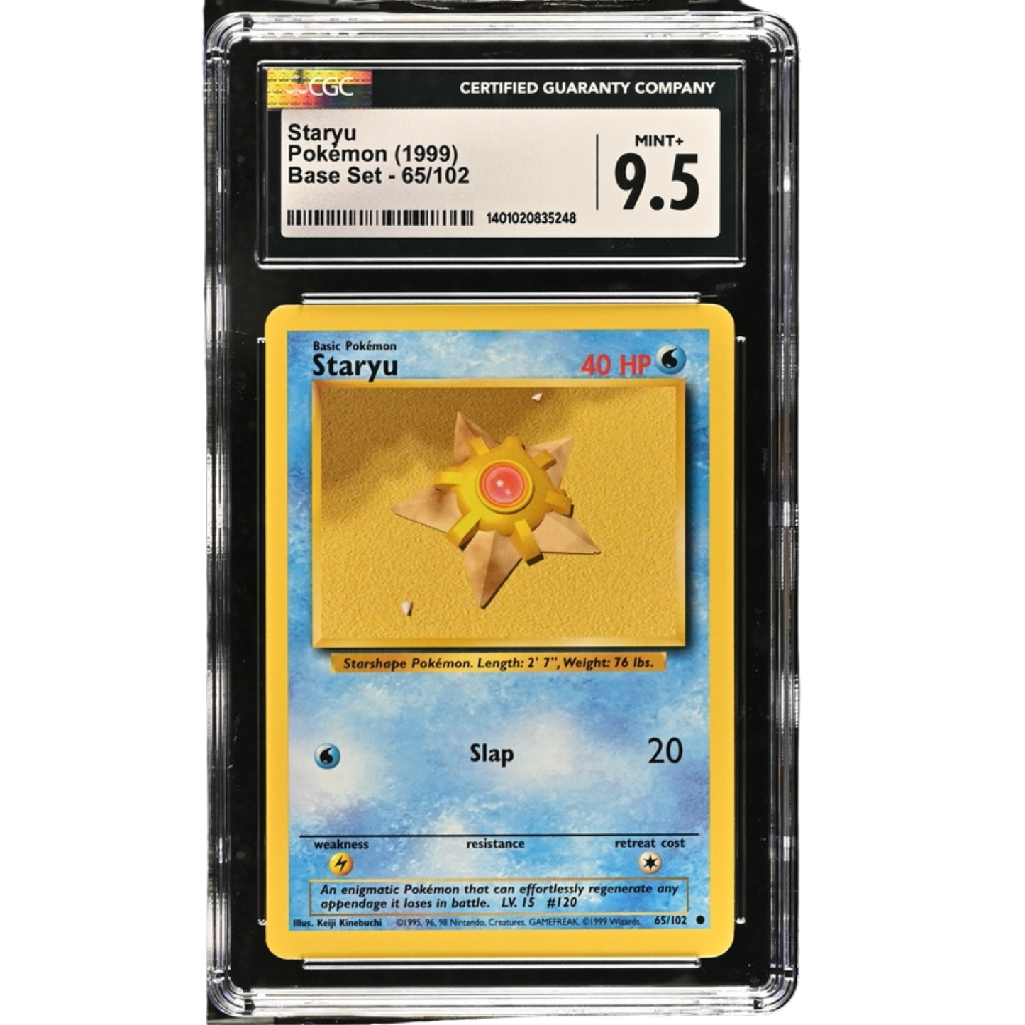 (BS) Staryu #65 CGC 9.5 Mint+