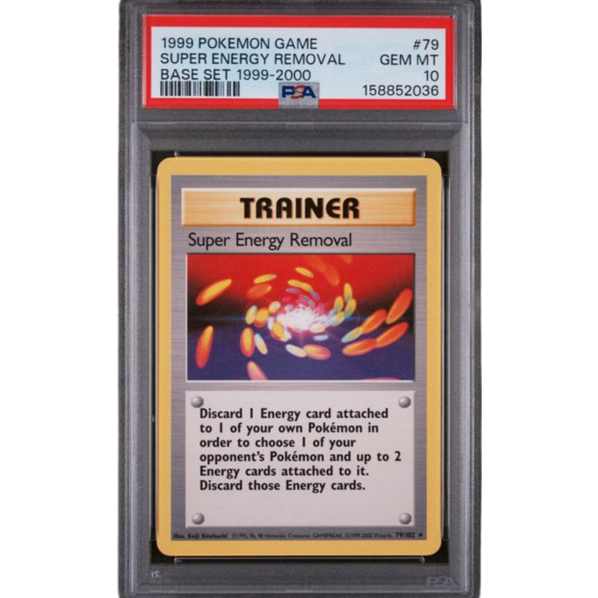 (BS) Super Energy Removal #79 PSA 10 Gem Mint