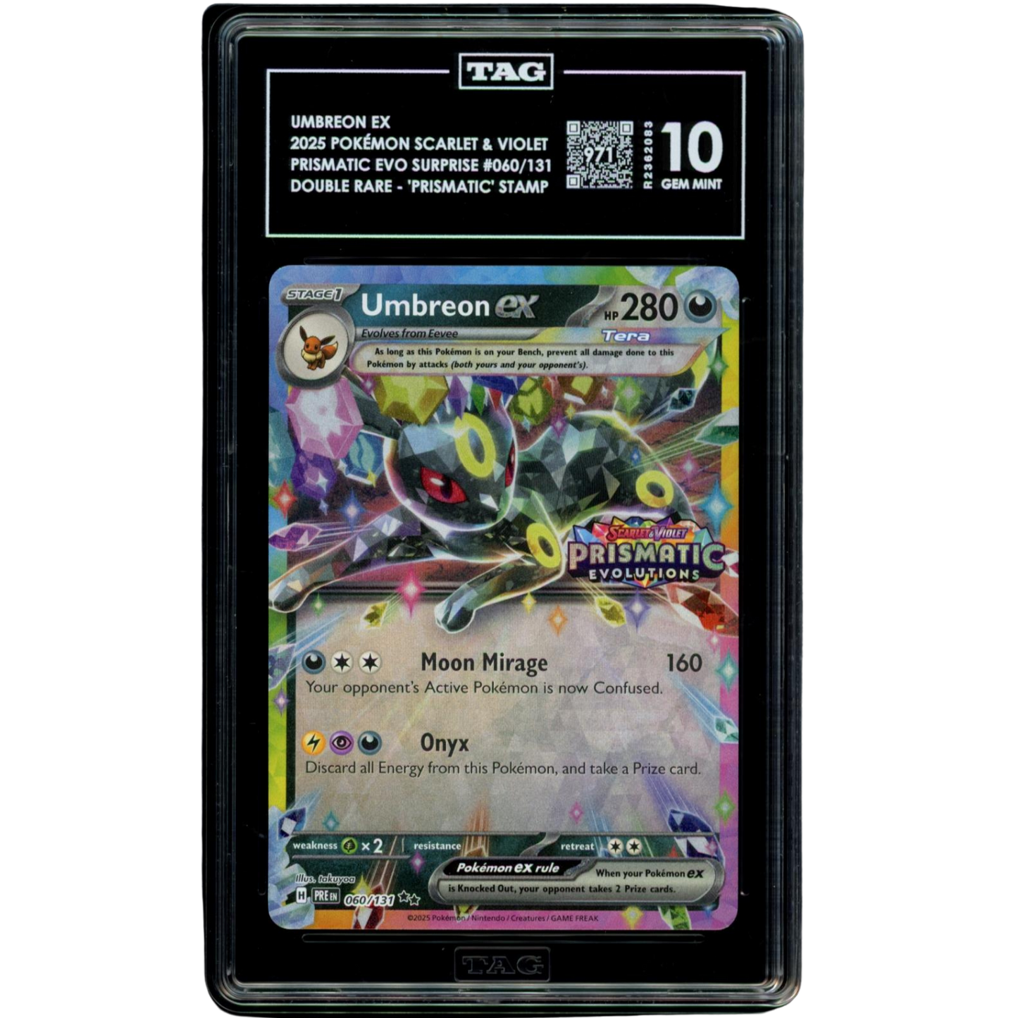 (PRE) Umbreon EX Stamped #060 TAG 10 Gem Mint