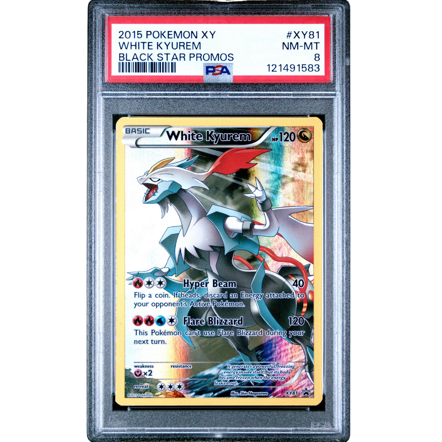 (Promo) White Kyurem #XY81 PSA 8 NM-MT