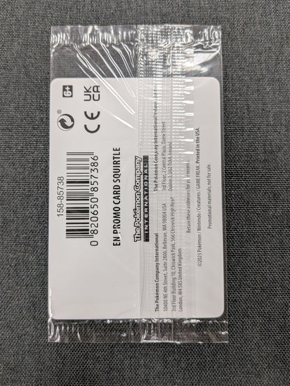 (151) Squirtle Pokemon Center Exclusive 007/165 - Sealed