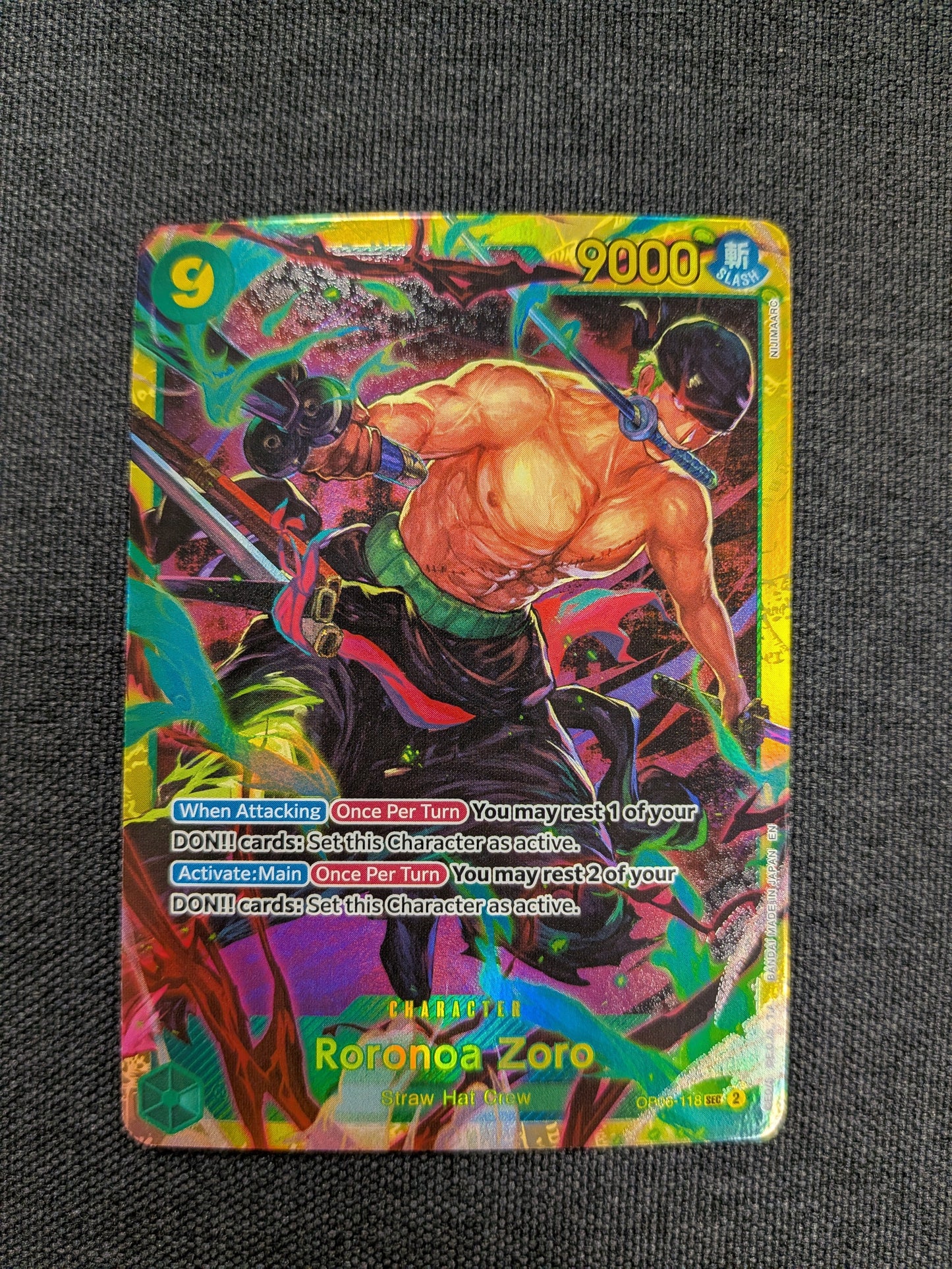 (OP08-116) Roronoa Zero SEC NM