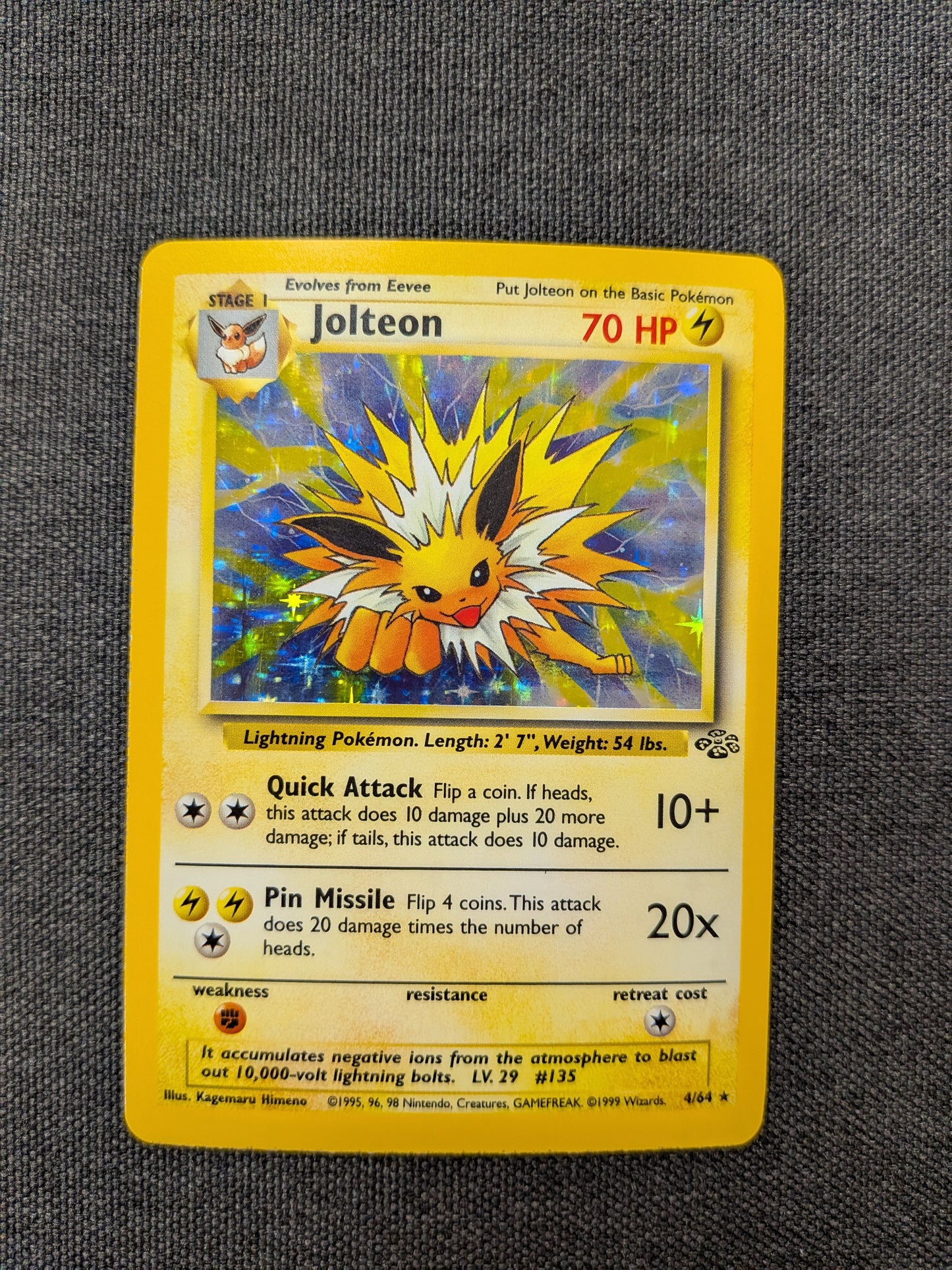 (JNG) Jolteon Holofoil #004 LP