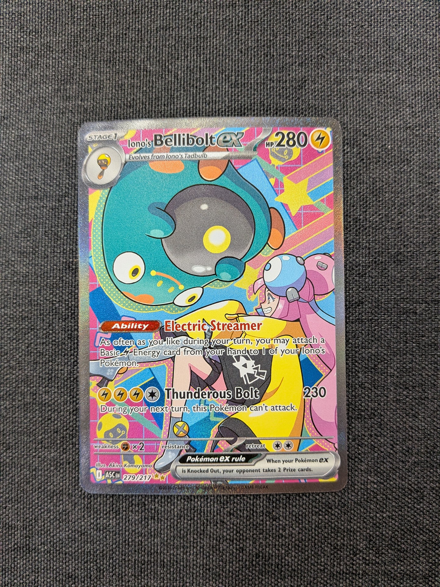 (ASC) Iono's Bellibolt EX SIR #279 NM