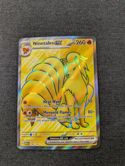 (MEW) Ninetales EX #186 NM