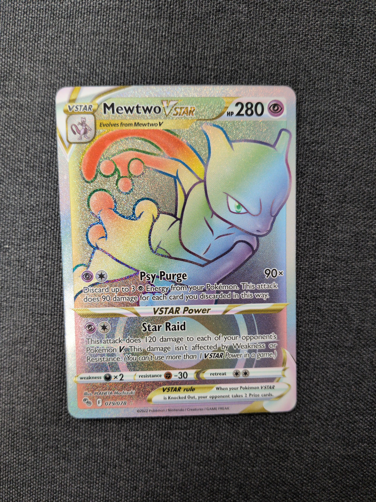 (PGO) Mewtwo VSTAR #079 LP