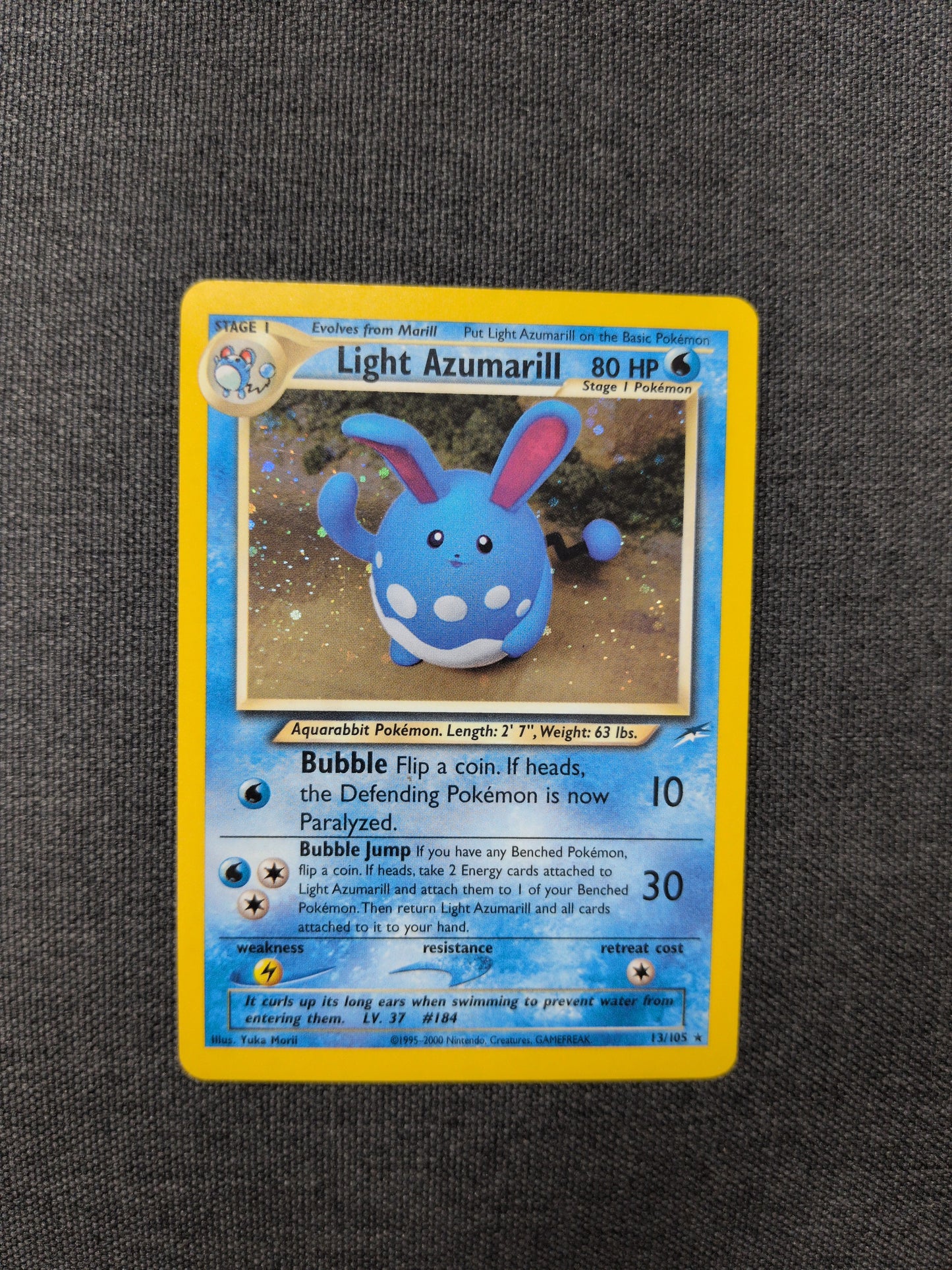 (N4) Light Azumarill Holo #13 MP