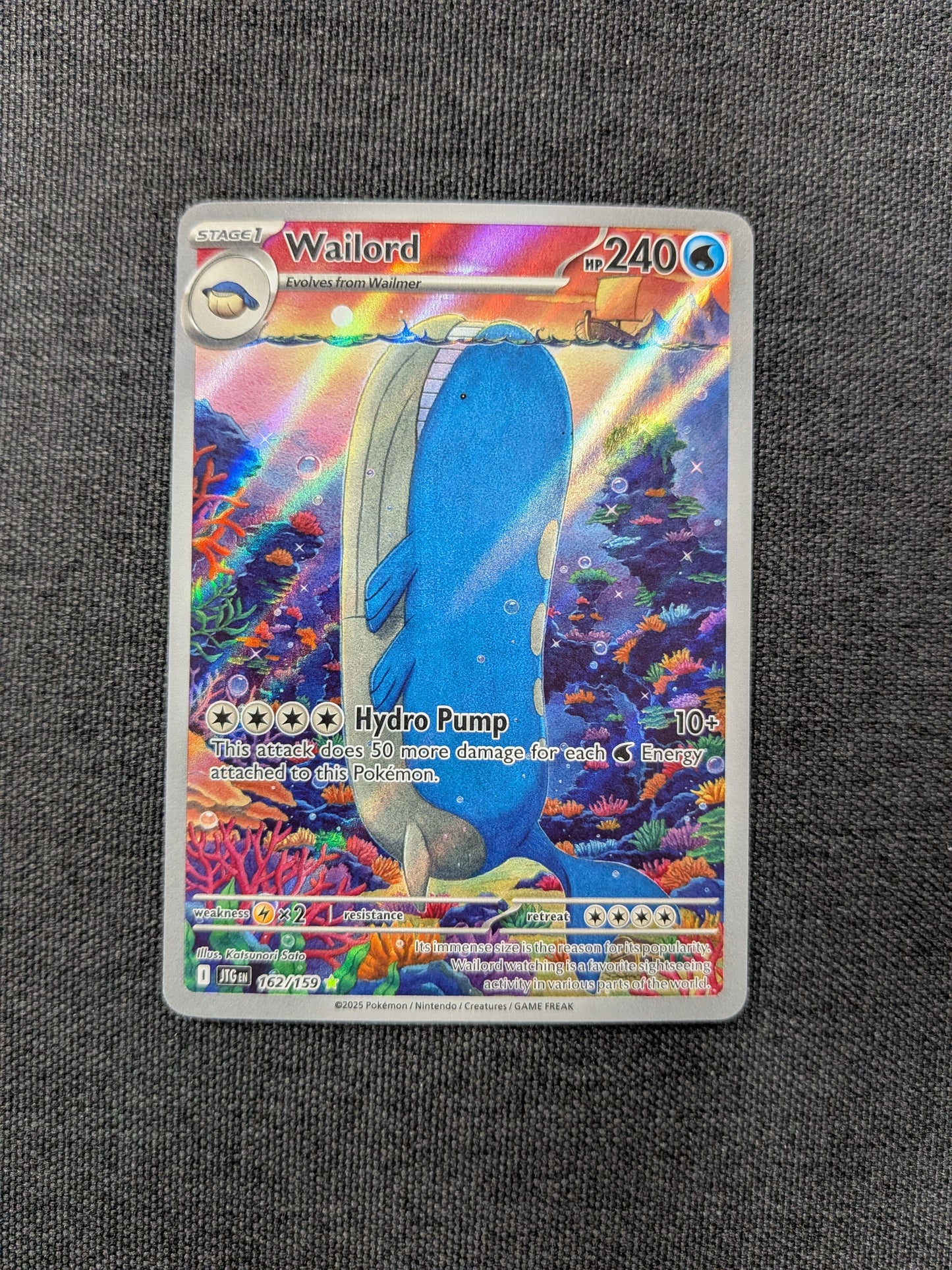 (JTG) Wailord #162 NM