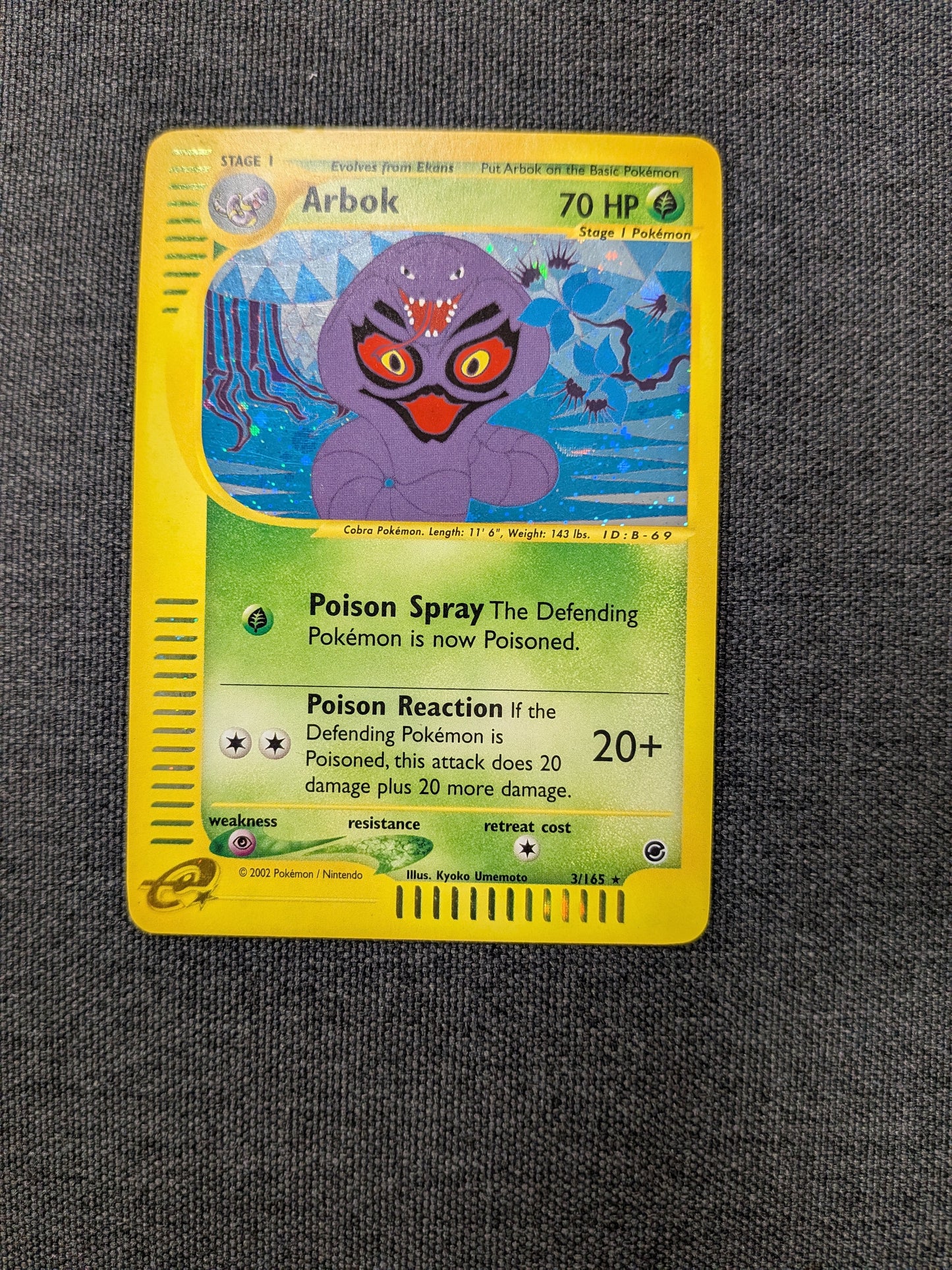 (EX) Arbok Holofoil #003 LP