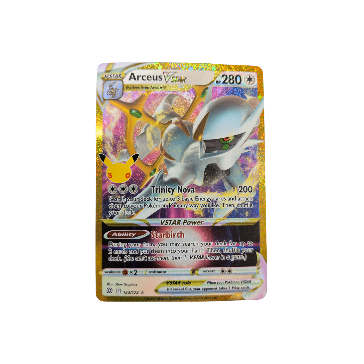 (30C) Arceus Vstar Classic Collection #123 NM