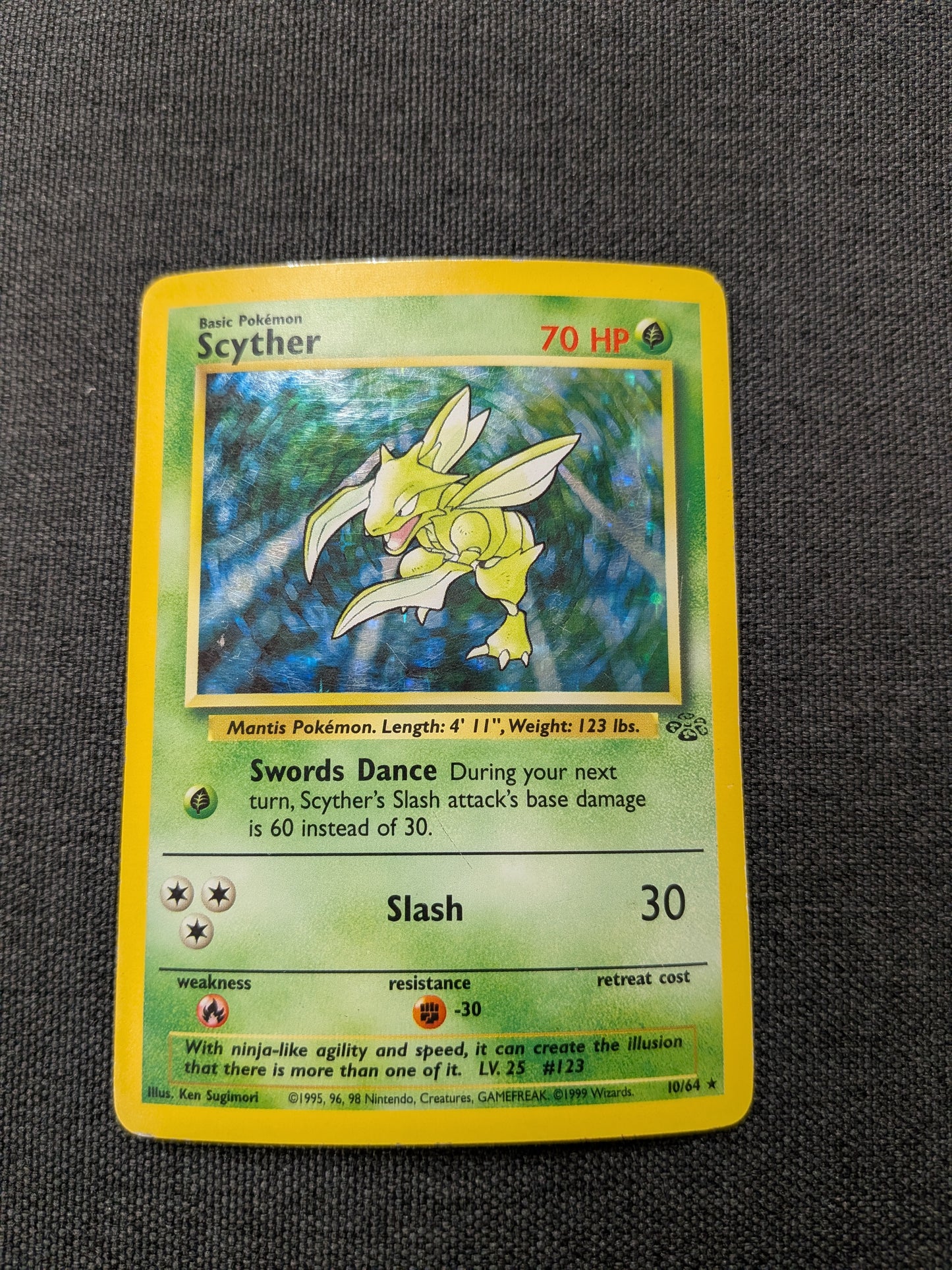 (JNG) Scyther Holofoil #010/064 HP
