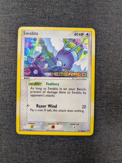 (Emerald) Swablu Reverse Holofoil #67/106 NM