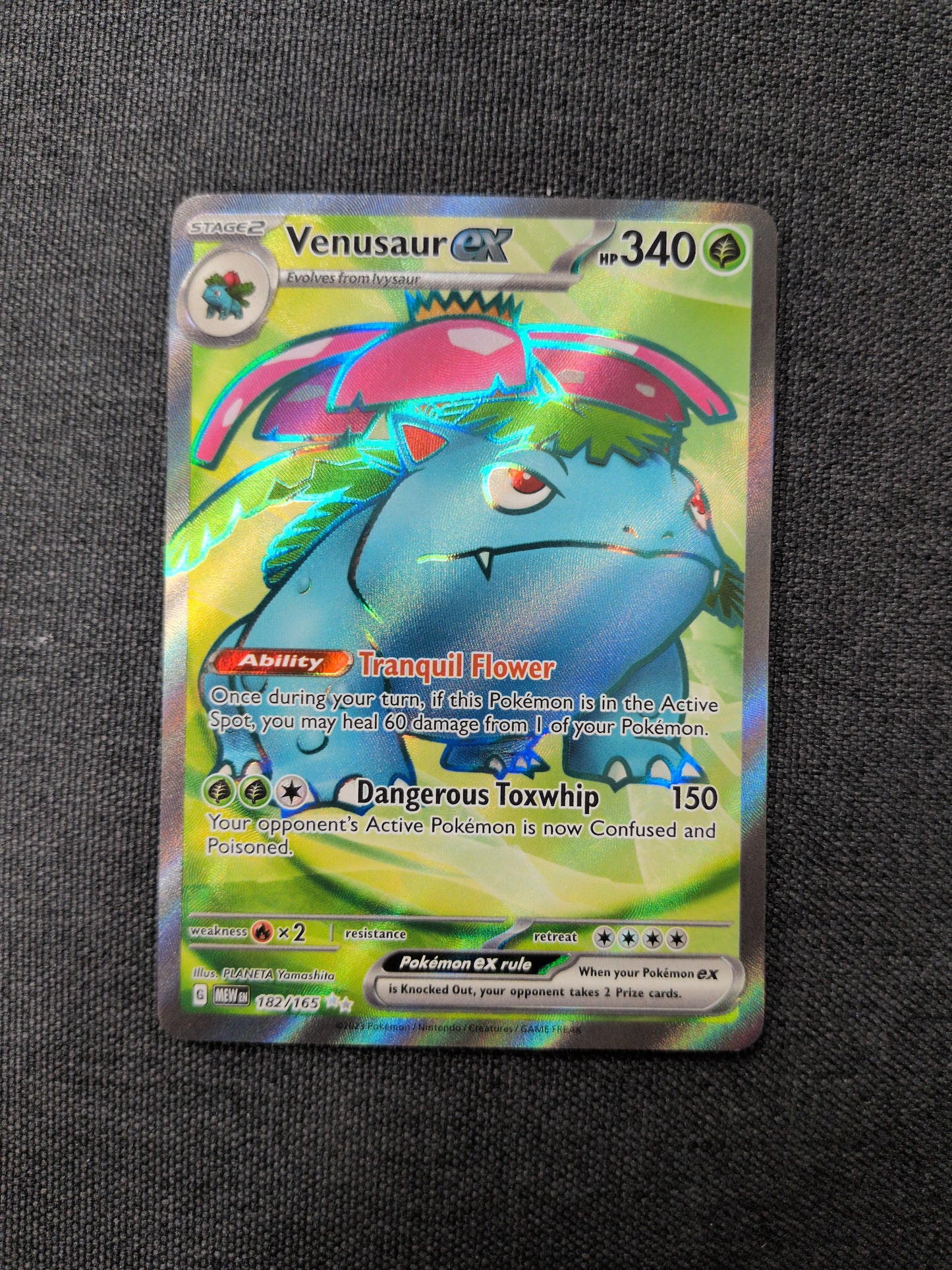 (MEW) Venusaur EX #182 NM