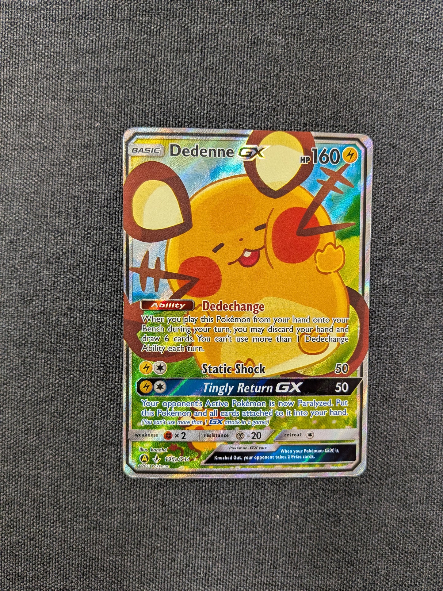(Promo) Dedenne GX Alternate Art Promo #195a/214 HP