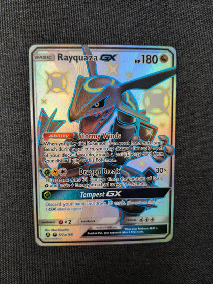 (Promo) Rayquaza GX Shiny Alternate Art Promo #177a LP