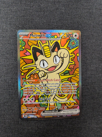 (POR) Meowth EX SIR #121 NM