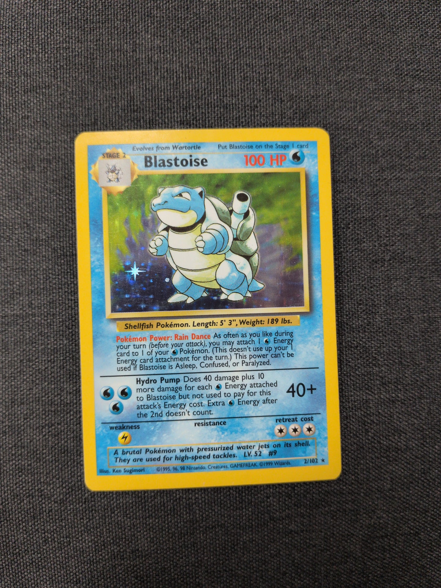 (BS) Blastoise Holo #002 MP