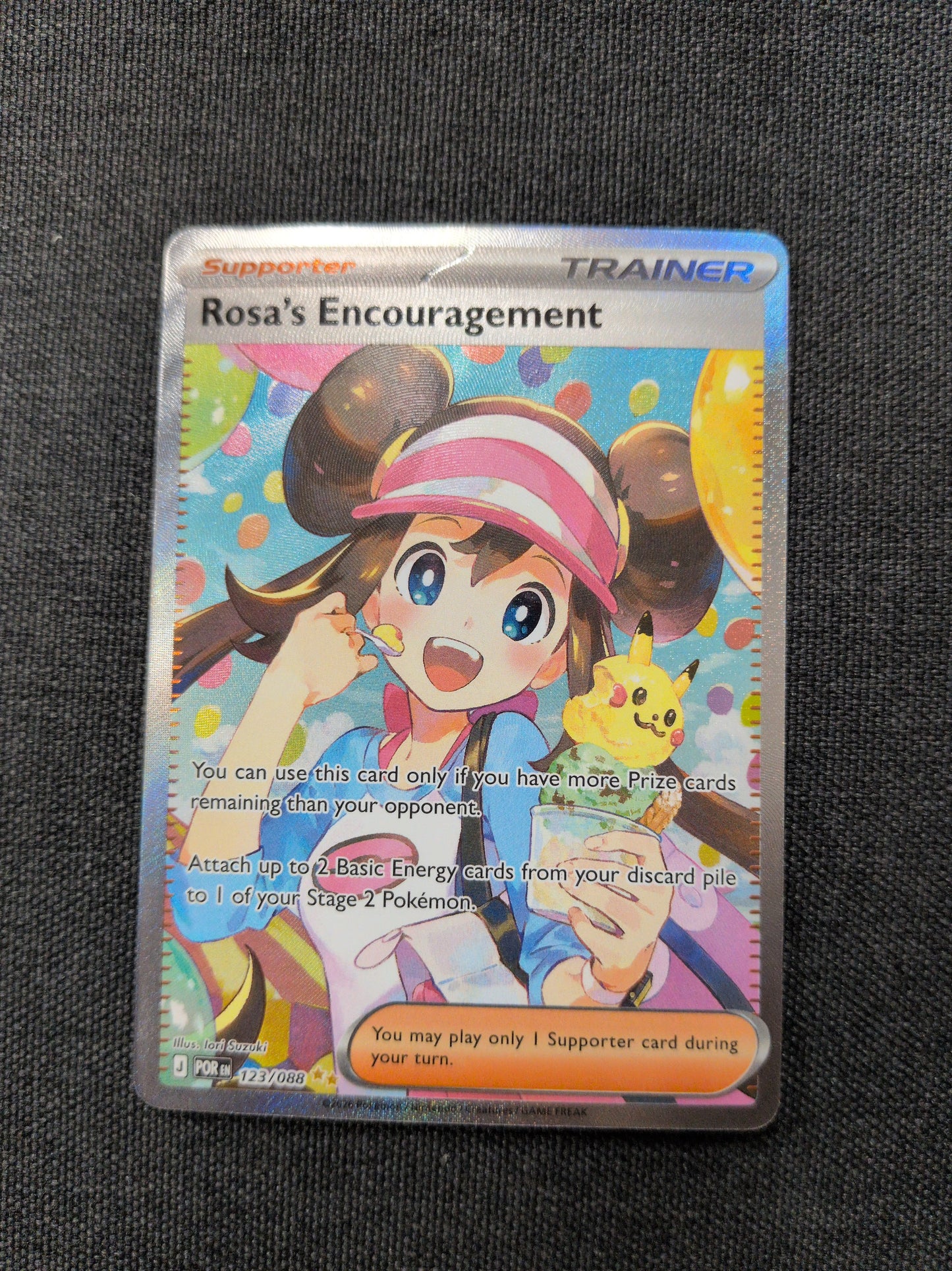 (POR) Rosa's Encouragement SIR #123/088 NM