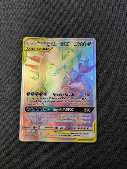 (SM11) Mega Sableye & Tyranitar GX #245 DMG
