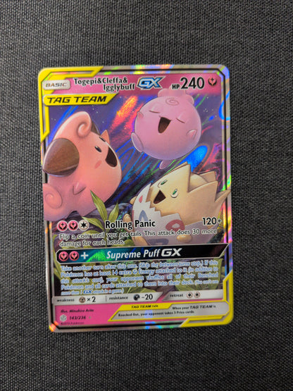 (SM12) Togepi & Cleffa & Igglybuff GX #143 LP