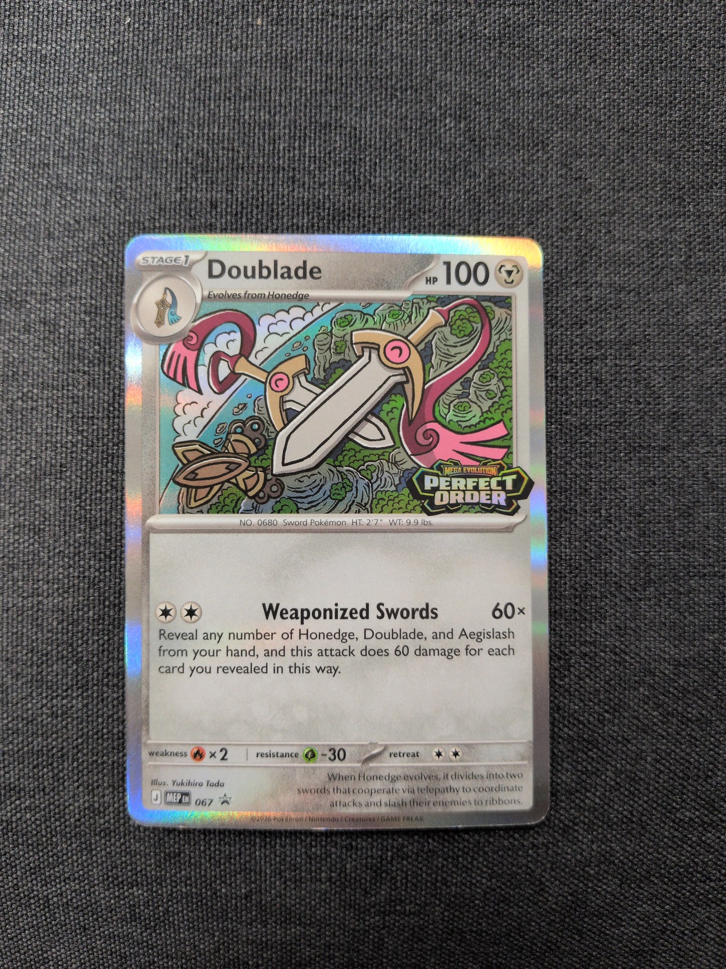 (MEP) Doublade Prerelease Stamp #067 LP