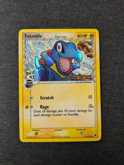 (DF) Totodile Reverse Holo Stamped #67 LP