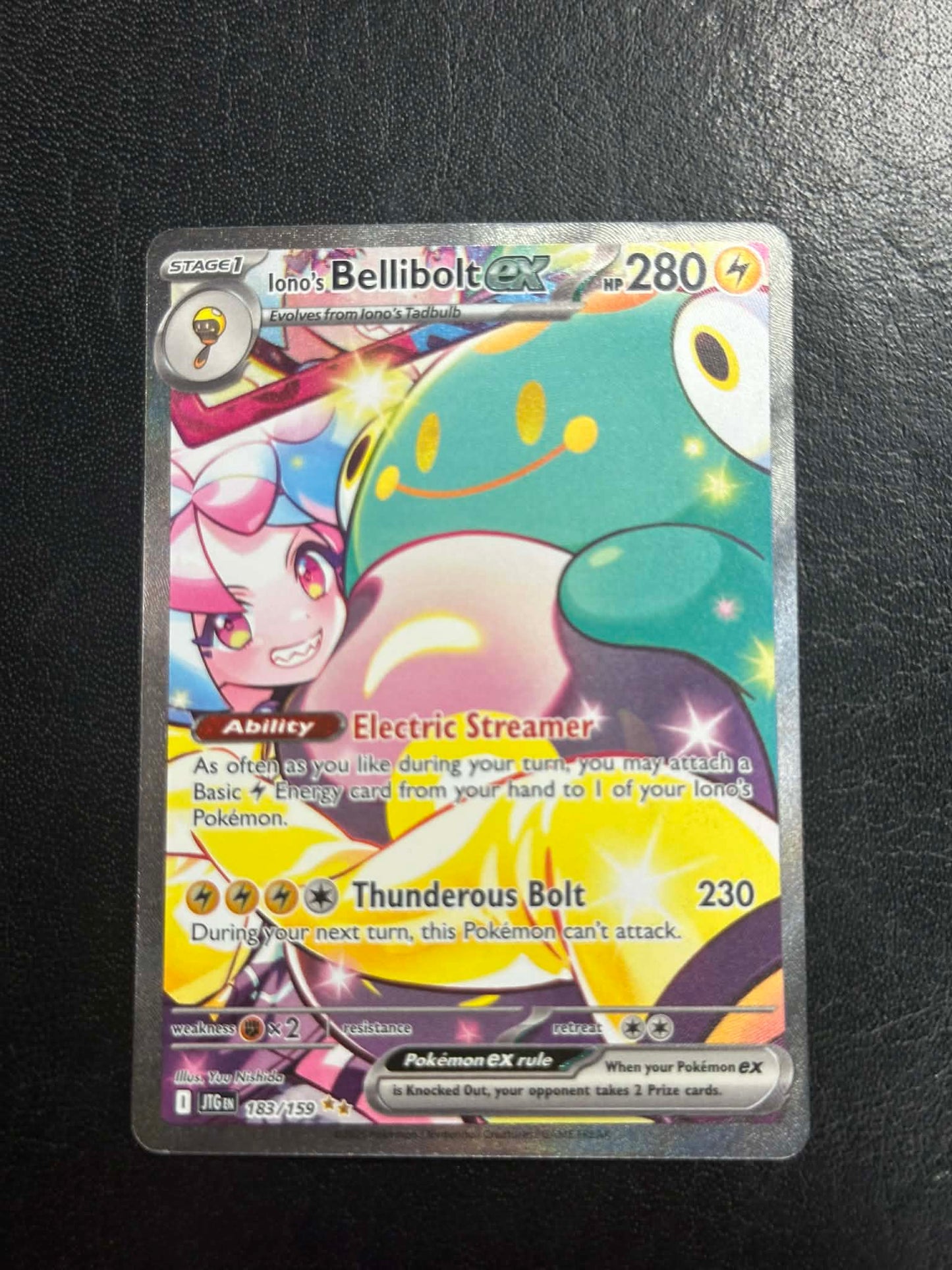 Iono's Bellibolt ex #183 - NM