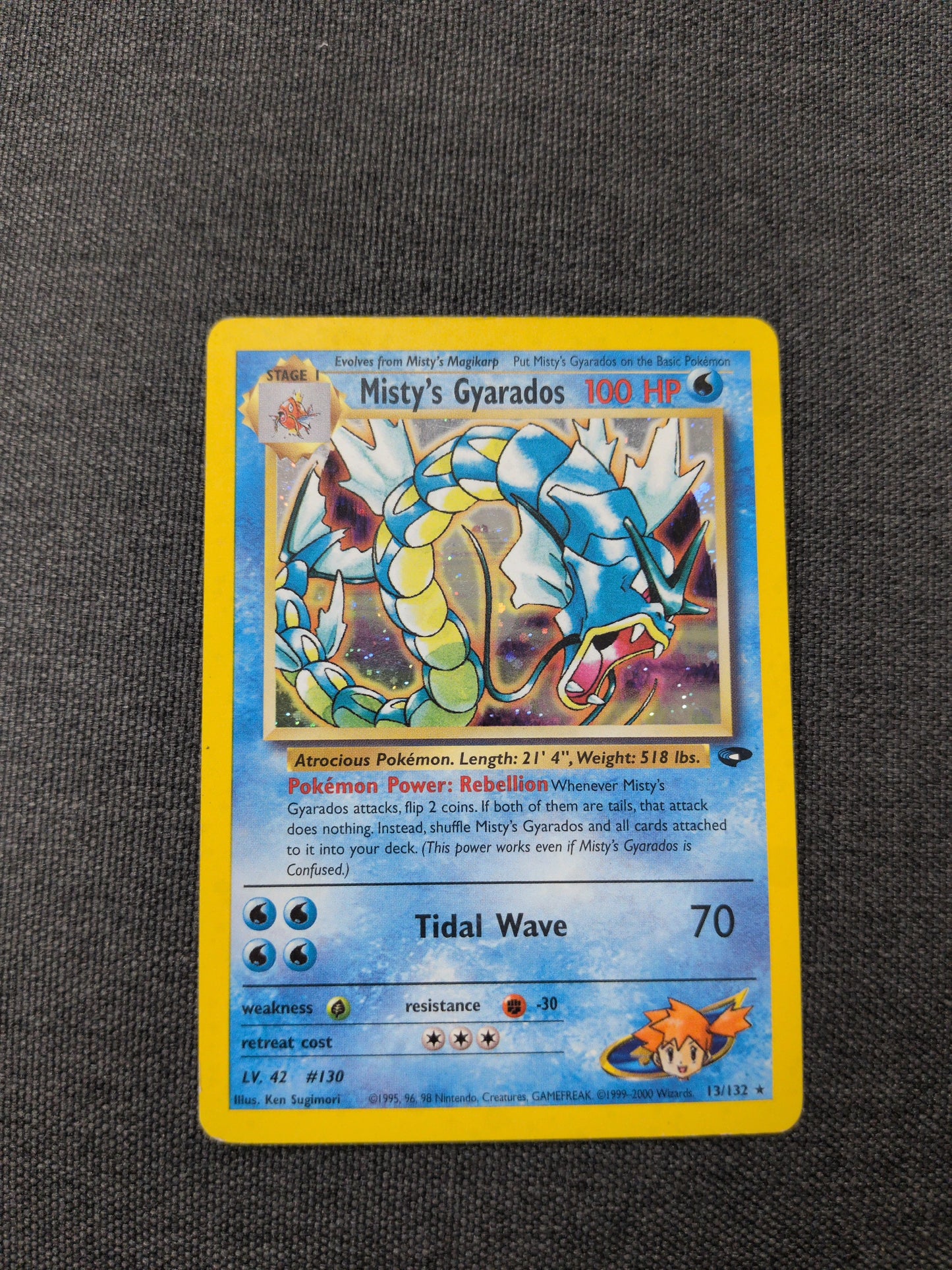 (G2) Misty's Gyarados Holo #13 MP