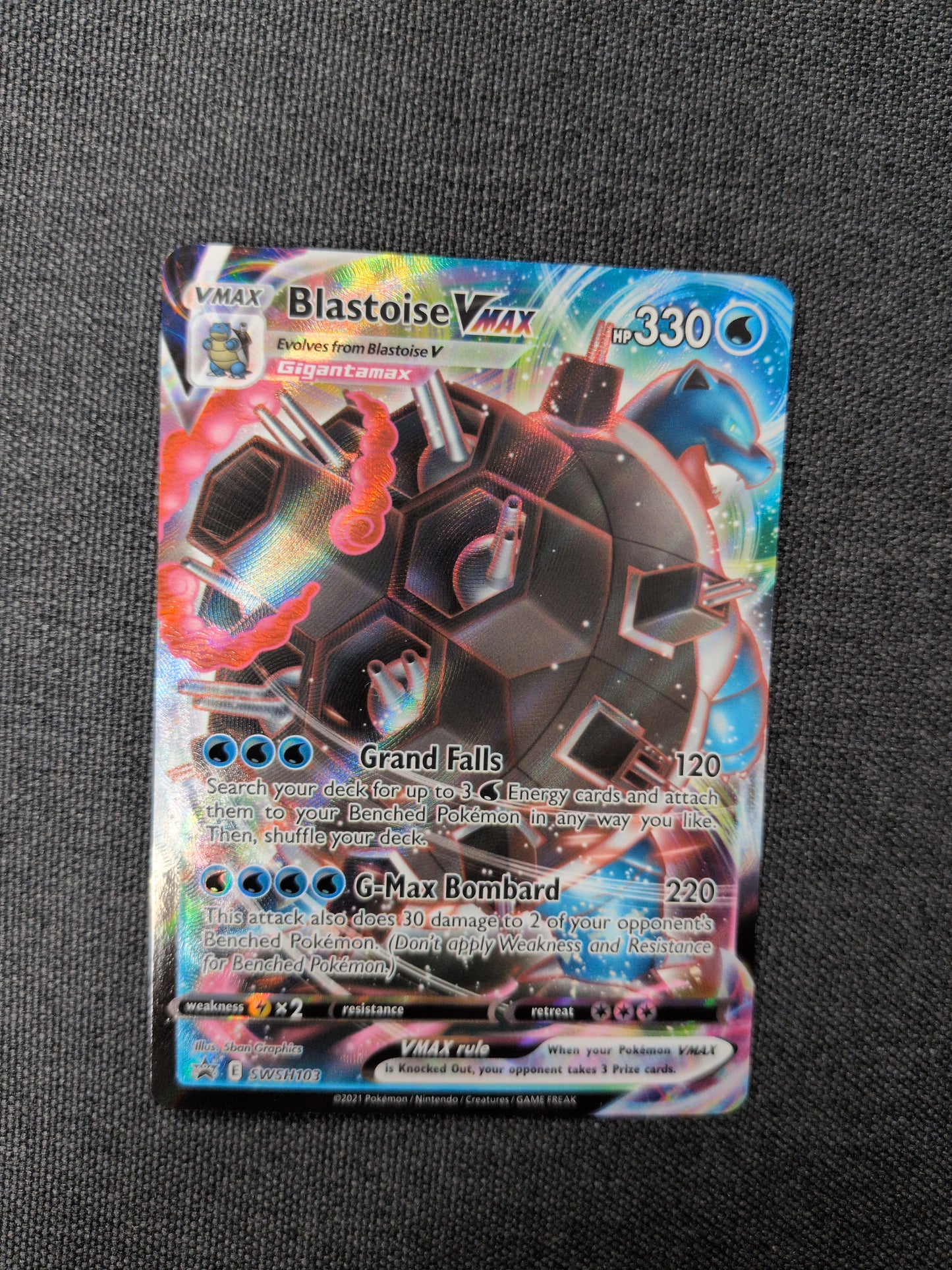 (SWSD) Blastoise VMAX Promo #SWSH103 NM