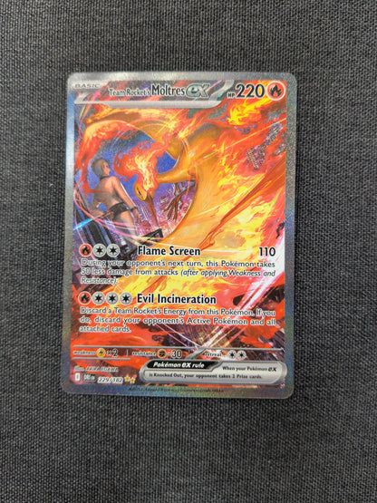 (DRI) Team Rocket's Moltres EX #229/182 NM