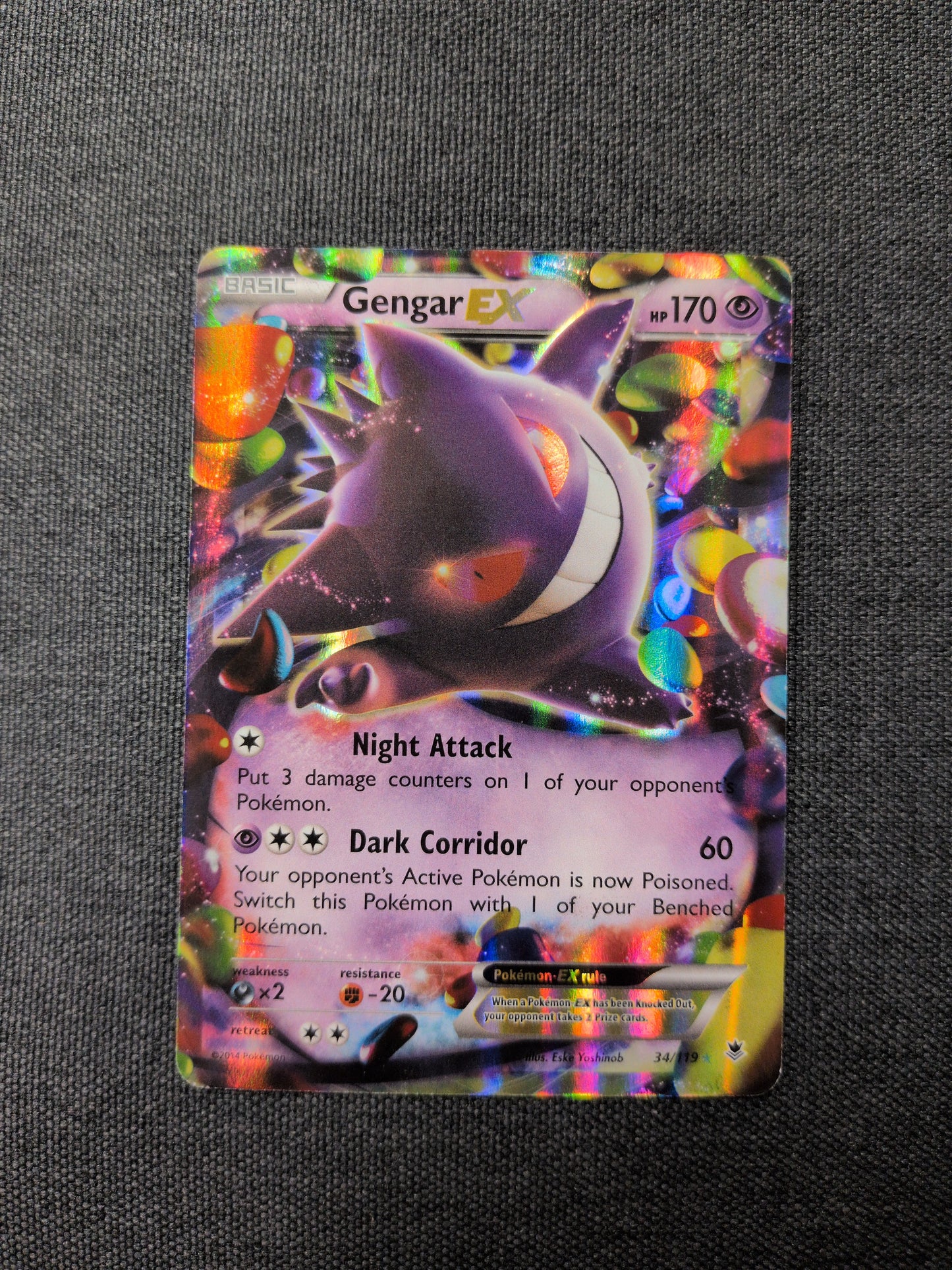 (PHF) Gengar EX #34 LP