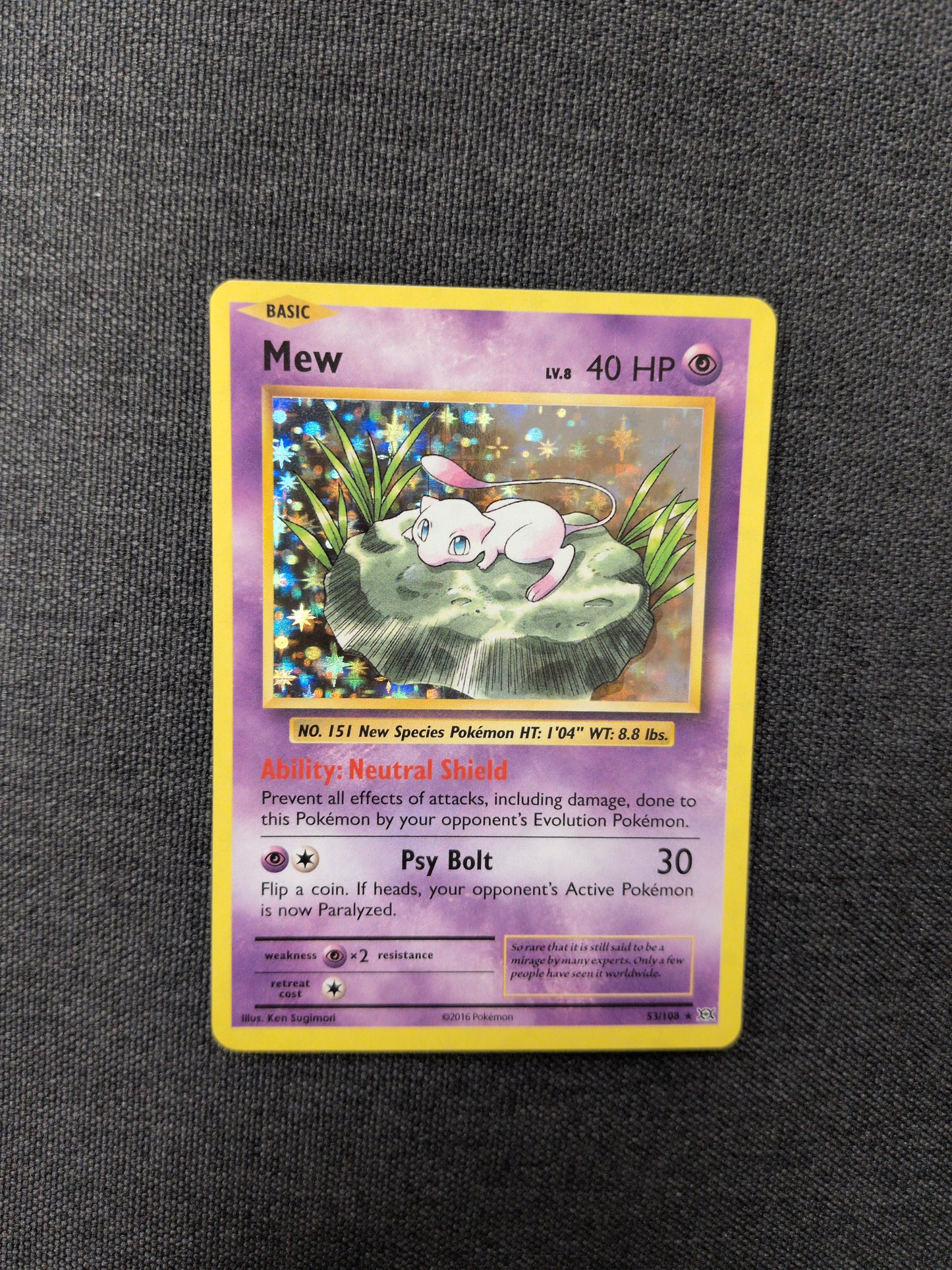 (EVO) Mew Holofoil #53 LP
