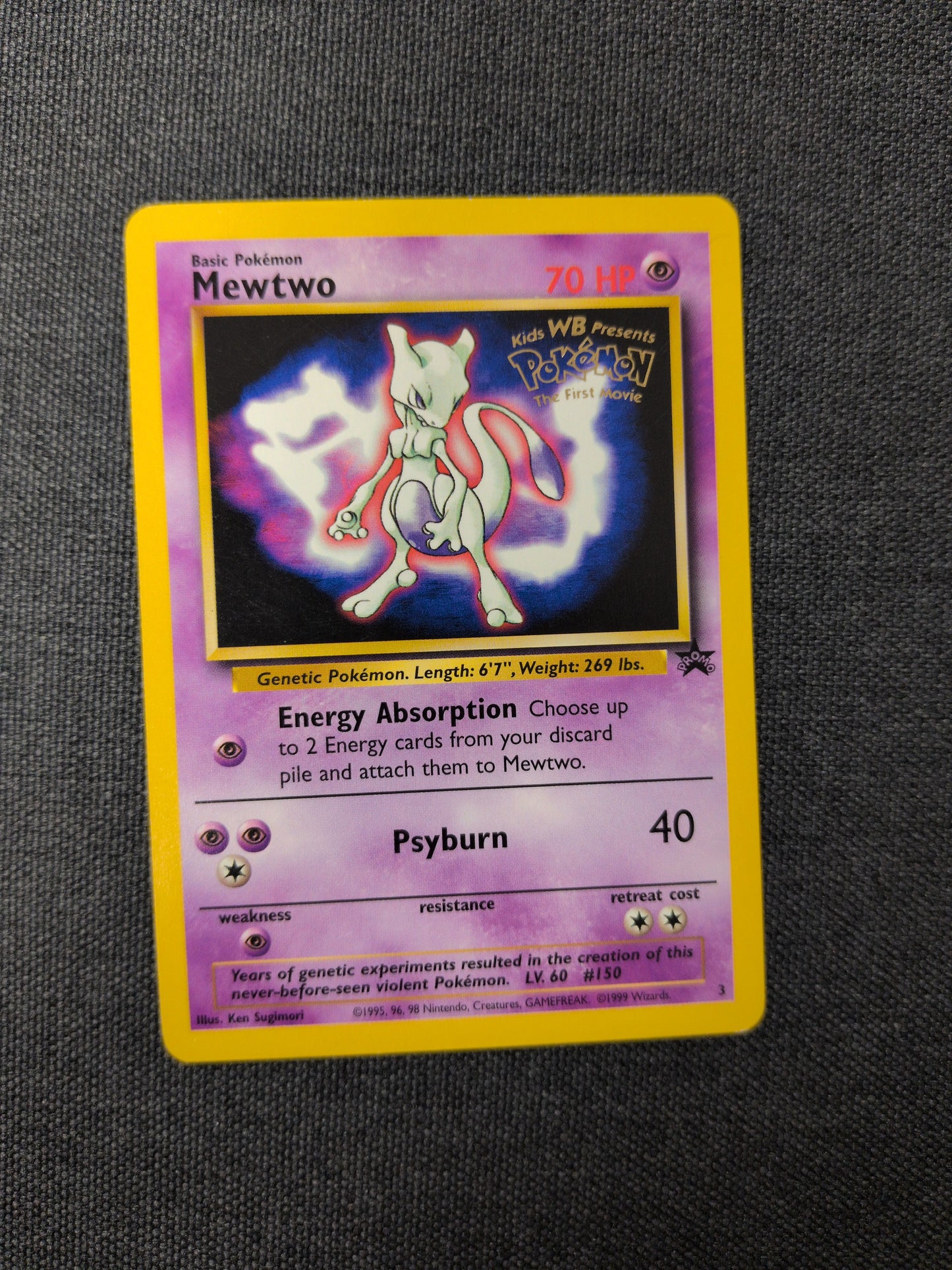(WotC) Mewtwo WotC The First Movie Promo #3 LP