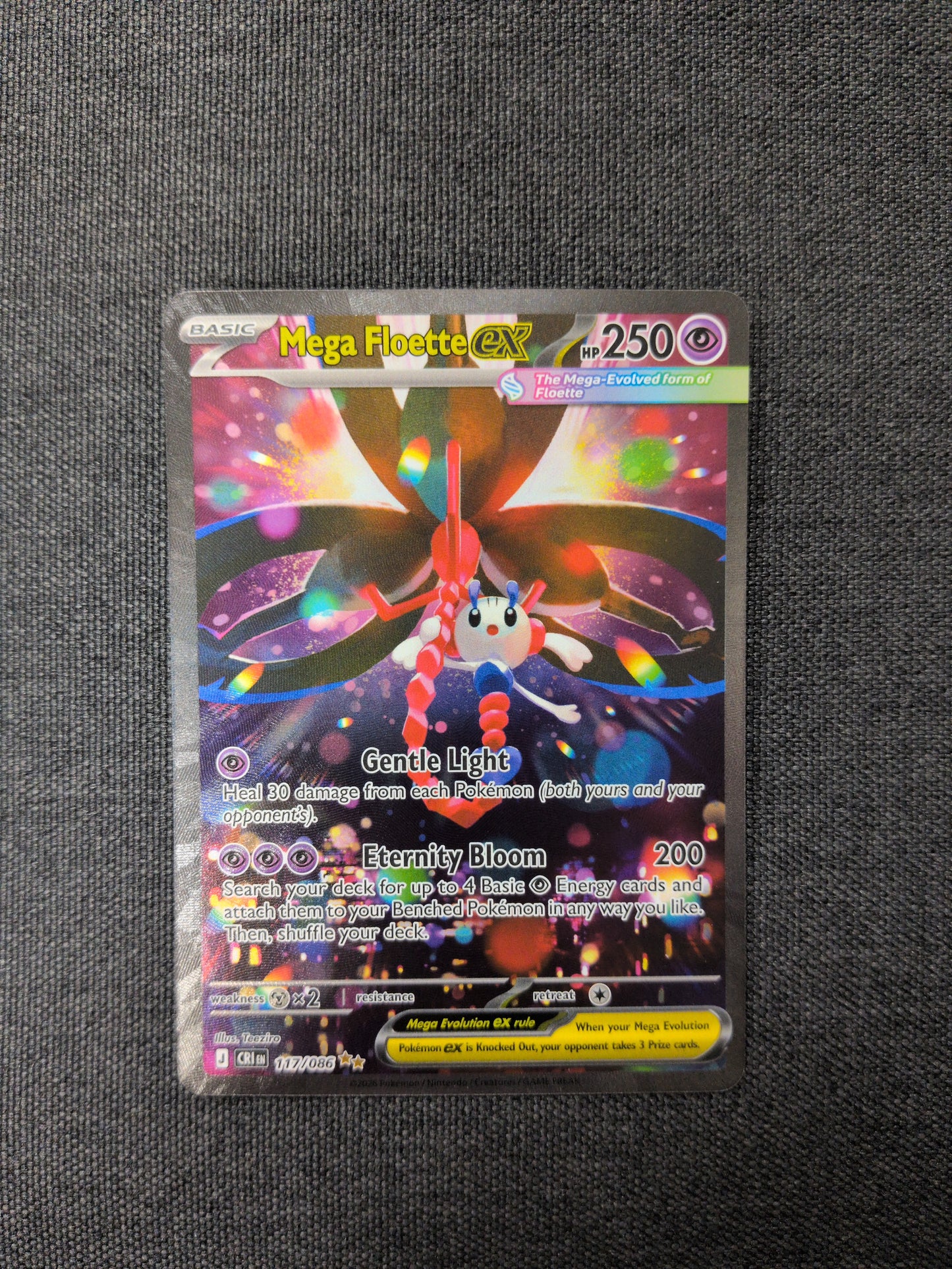 (CRI) Mega Floette EX #117 NM