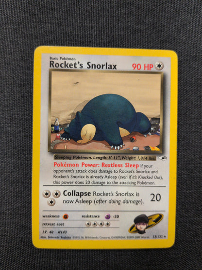 (G1) Rocket's Snorlax #33 MP