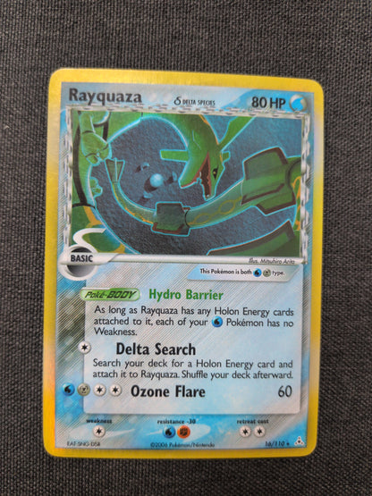 (HP) Rayquaza Delta Species Holo #16 LP