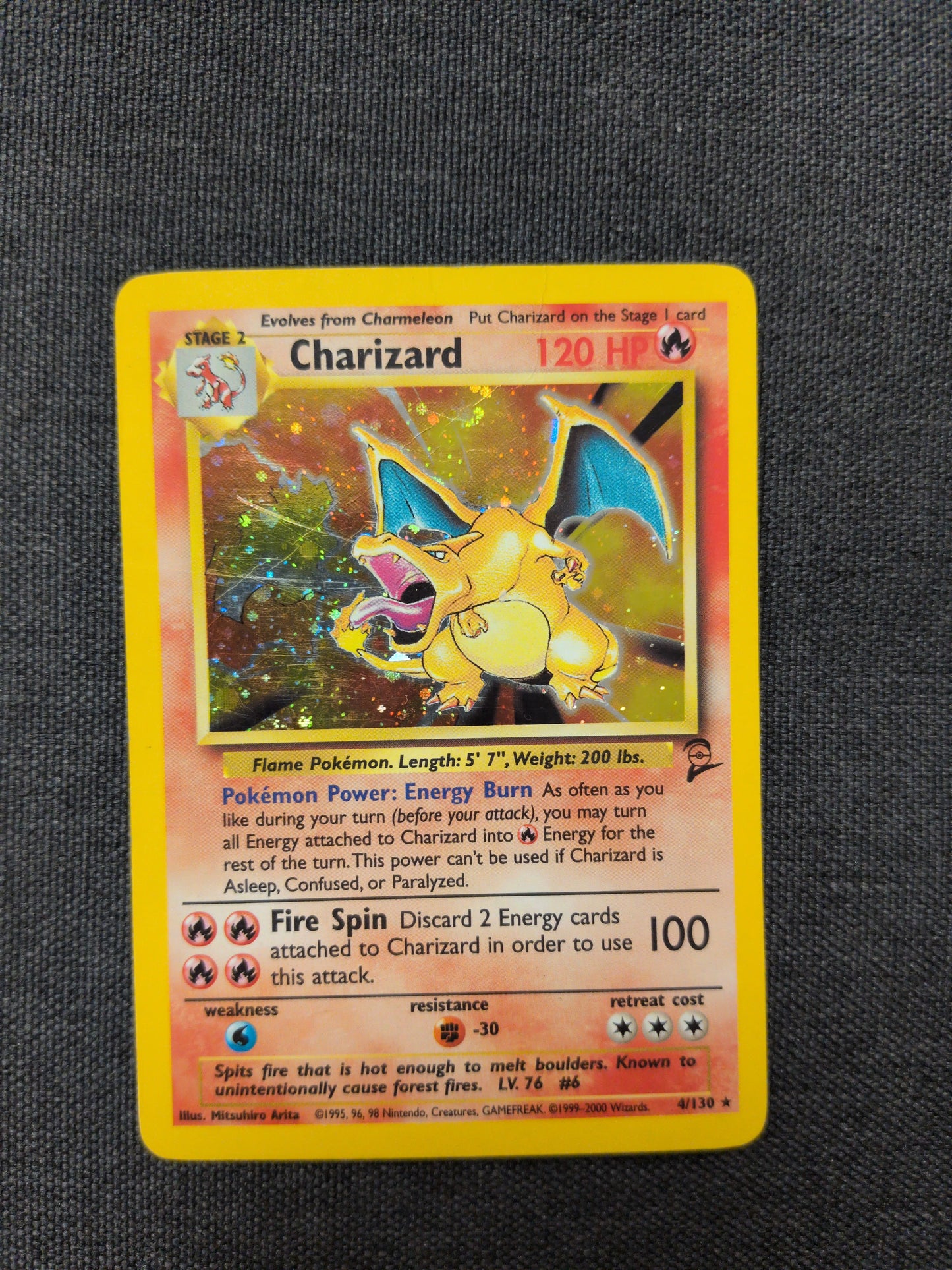 (BS2) Charizard Holo #004 DMG