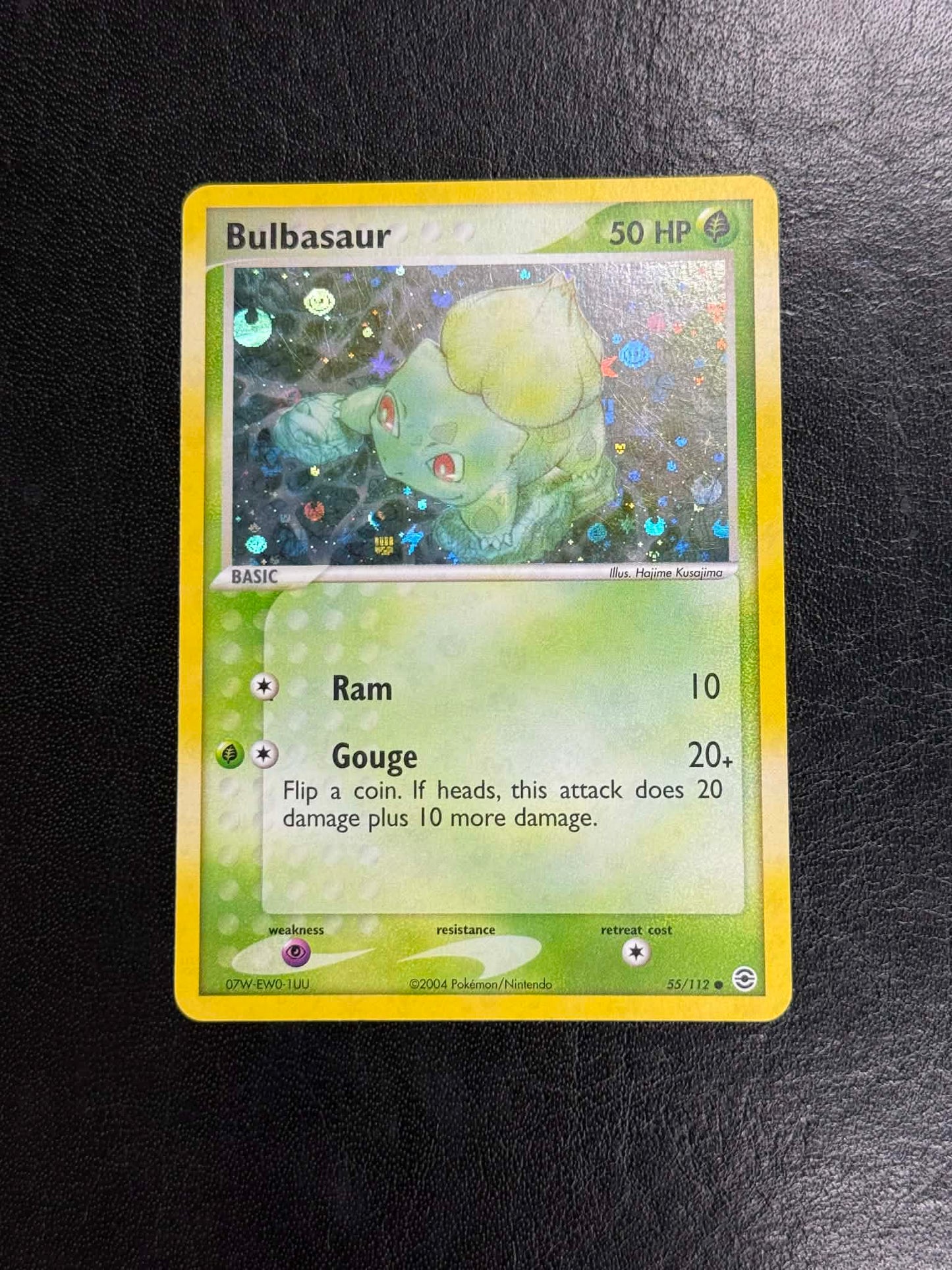 (FireRed & LeafGreen) Bulbasaur Reverse Holo #55 - LP