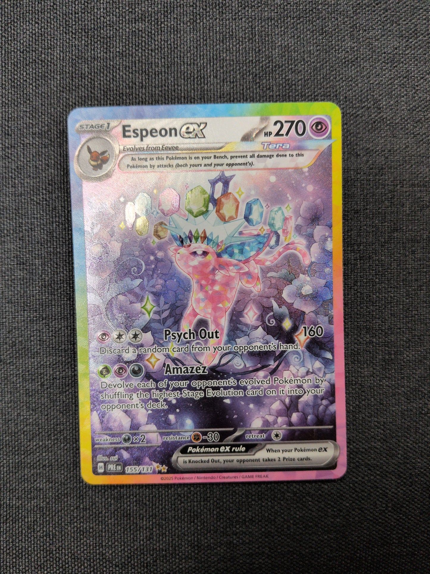 (PRE) Espeon EX #155 NM