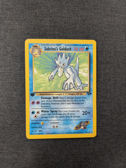 (G2) Misty's Golduck 1st Edition #30 NM