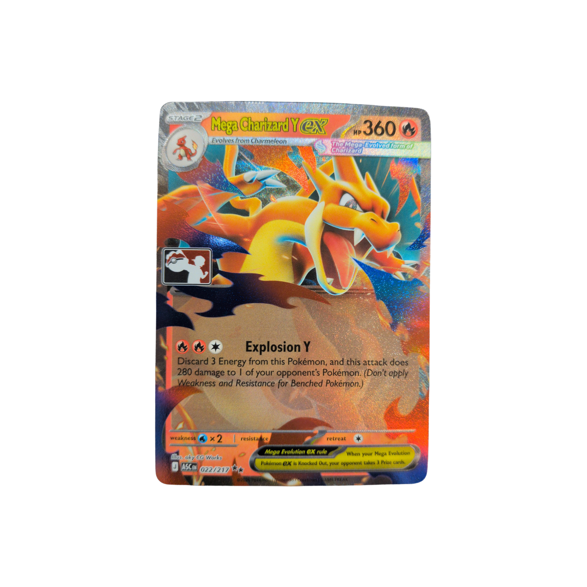 (ASC) Mega Charizard Y EX Prize Pack #022 NM