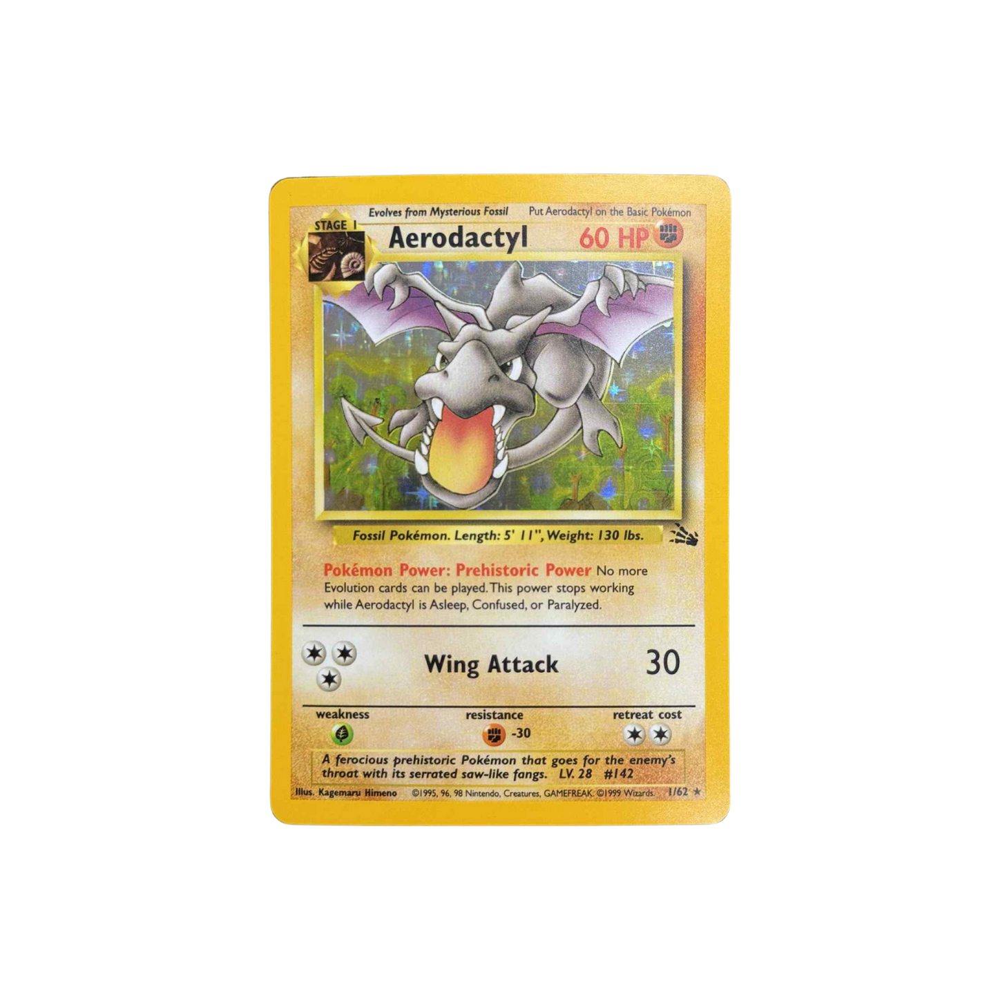 Aerodactyl Holo Fossil #1 - NM